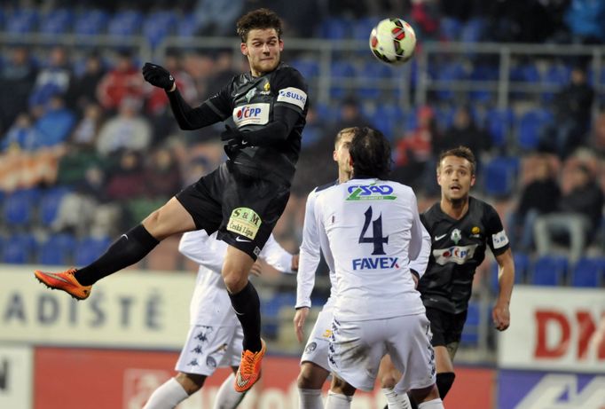 Slovácko - Jablonec (hostující Valerijs Šabala v akci)