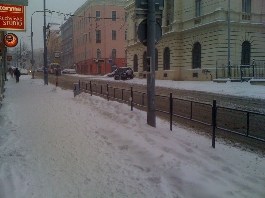 Brno pod sněhem