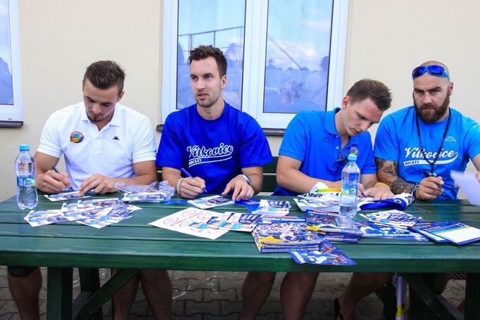 Arrows Ostrava - HC Vítkovice, baseballová exibice 2016