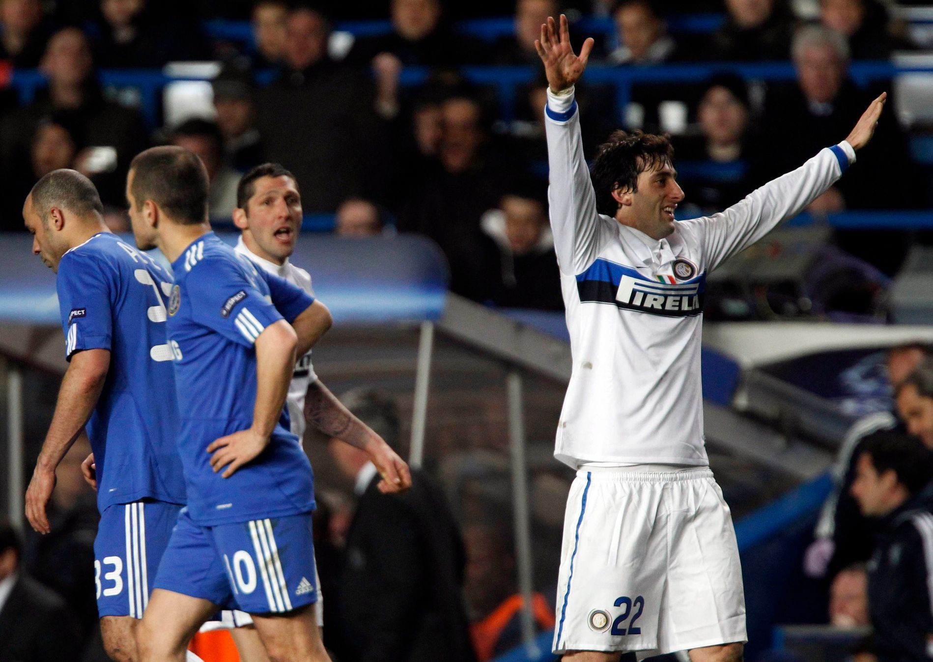 Radost fotbalistů Interu Milán