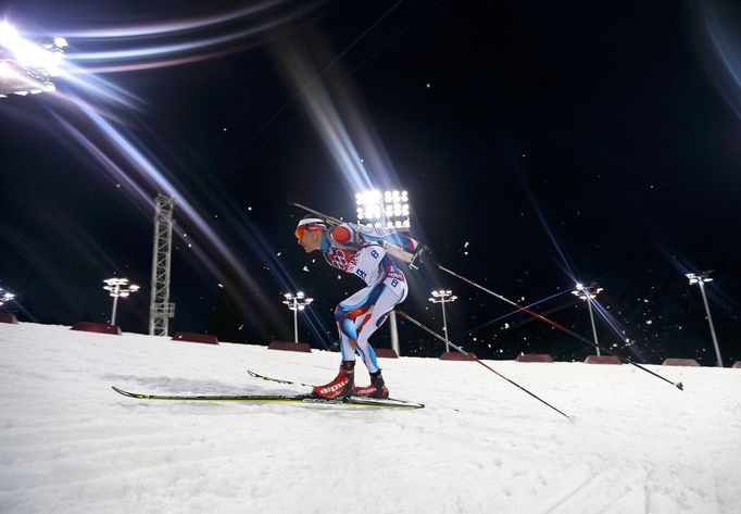 Soči 2014, biatlon, stíhačka: Ondřej Moravec