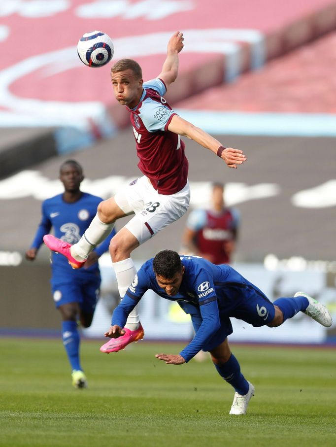 West Ham - Chelsea (Tomáš Souček a Thiago Silva)