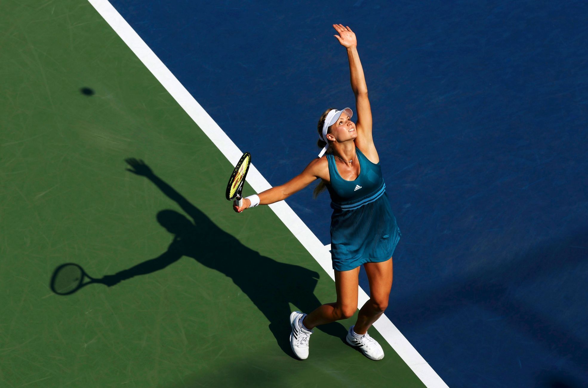 Maria Kirilenková ve 3. kole US Open v zápase proti Andree Hlaváčkové