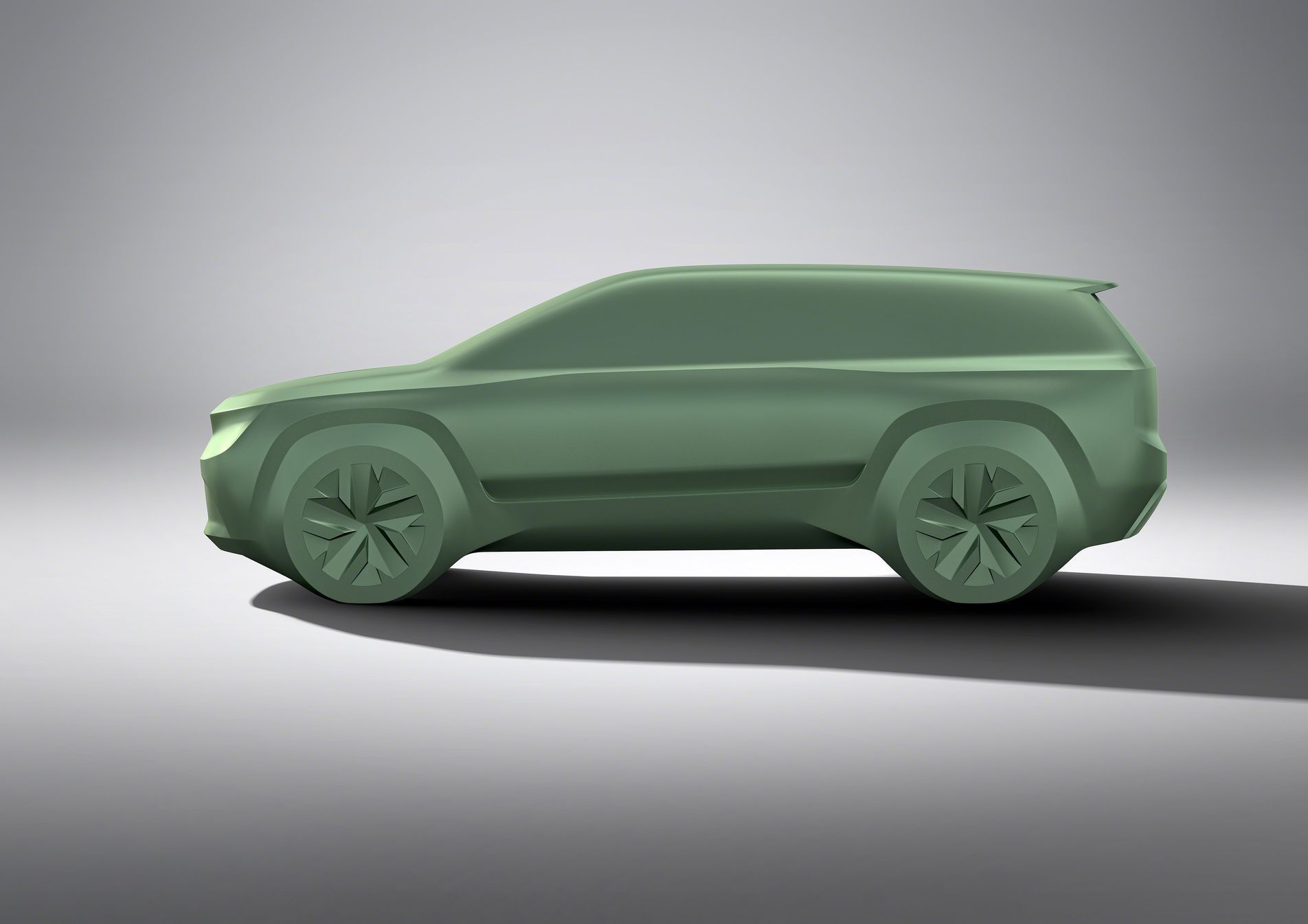 Škoda Auto - sochy chystaných elektromobilů
