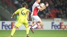 El, Slavia-Villareal: Tomáš Necid - Victor Ruiz