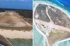 Extrémní letiště: přistávací dráha rozděluje ostrov na dvě poloviny