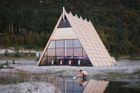 Největší veřejná sauna na světě stojí na malém norském ostrově Sandhornøya.