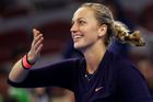 Živě: Kvitová - Davisová 7:5, 6:3, česká tenistka se na postup do finále pořádně nadřela