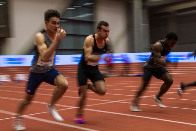 Czech Indoor Gala 2017: 60 m - Štěpán Hampl a Jakub Matúš