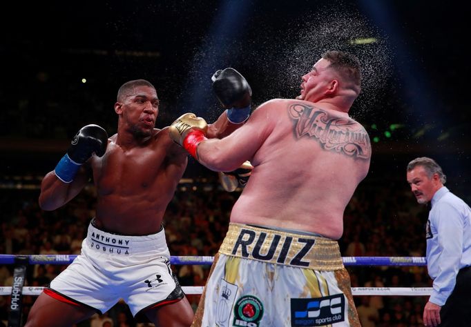 Andy Ruiz v utkání s Anthony Joshuou (2019)