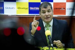 Na razii zapomeňte, varoval Brity ekvádorský prezident