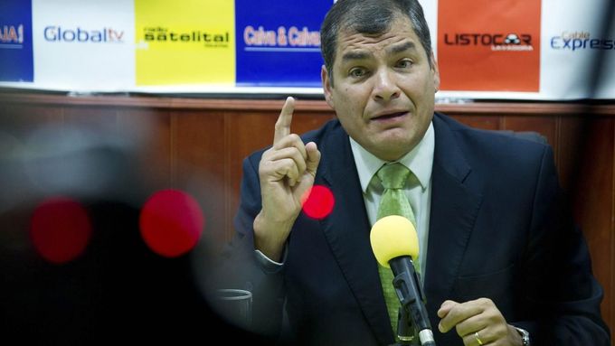 Ekvádorský prezident Rafael Correa.