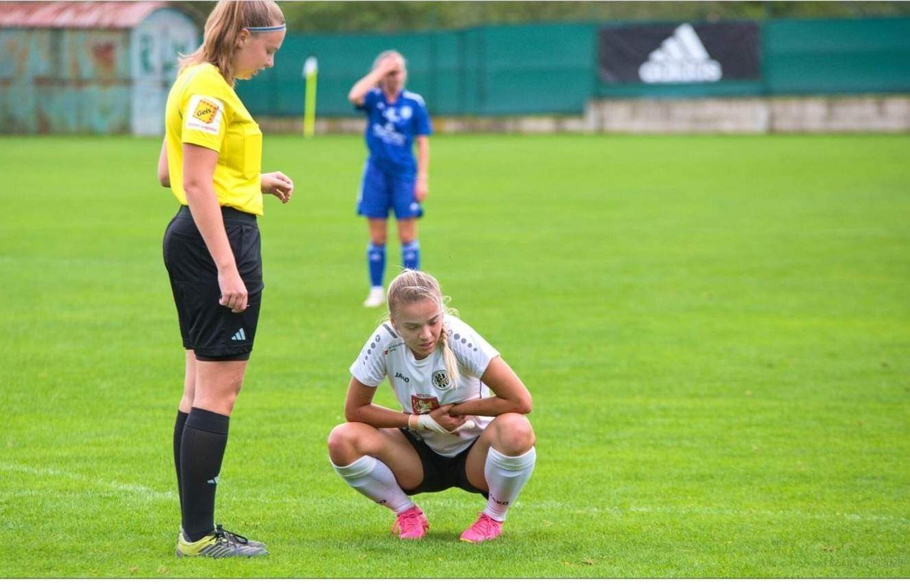 Fotbalová rozhodčí Kateřina Fraňková