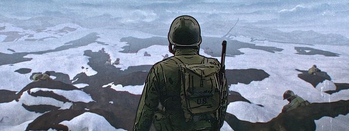 Snímek ze seriálu Liberator: Operace Avalanche.