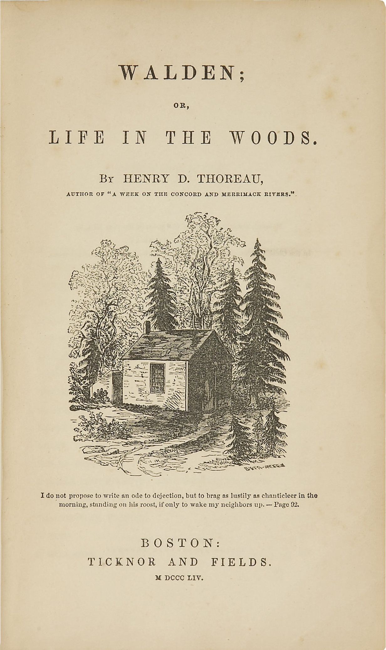 Henry David Thoreau: Walden aneb život v lesích