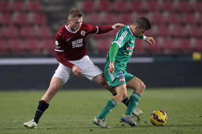 SL, Sparta-Příbram:  Jakub Brabec - Martin Fillo