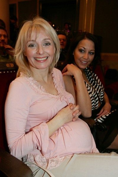 Takhle si Veronika ještě nedávno užívala své těhotenství.