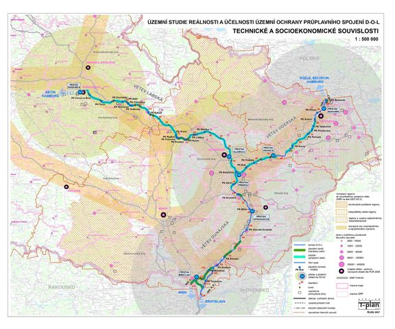 Kanál Dunaj–Odra–Labe se měl stát součástí evropského systému vodní dopravy. Experti varovali před vysokými náklady a dopady na životní prostředí.