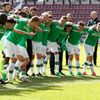 Fotbalisté Fotbalisté Celticu Glasgow slaví zisk skotského titulu