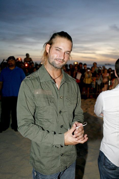 Josh Holloway (Sawyer) na premiéře seriálu Lost 3