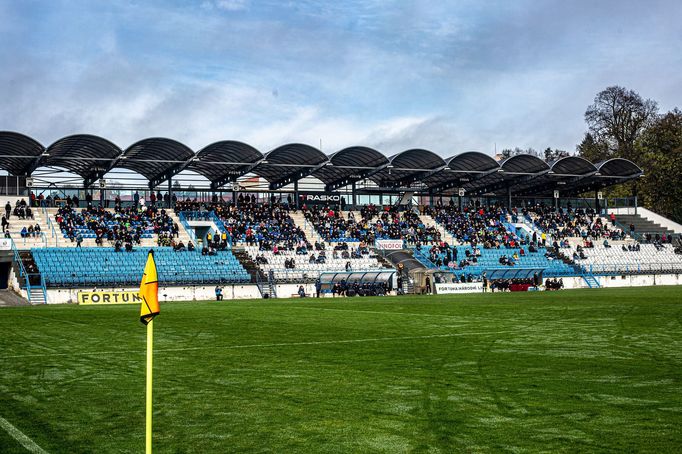 Fotbalový stadion v Drnovicích (2023).