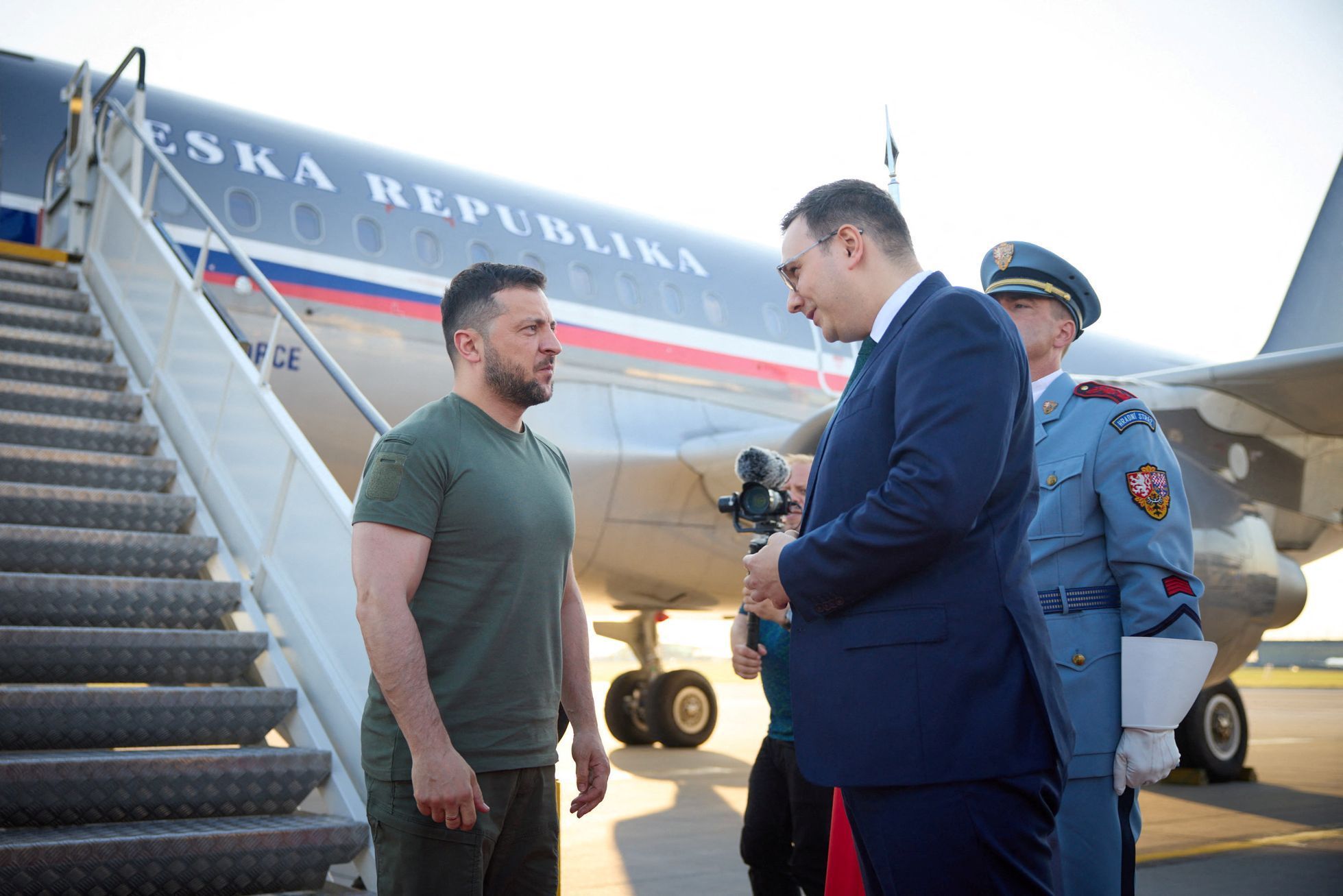 Zelenskyj, Praha, Ukrajina, Pavel