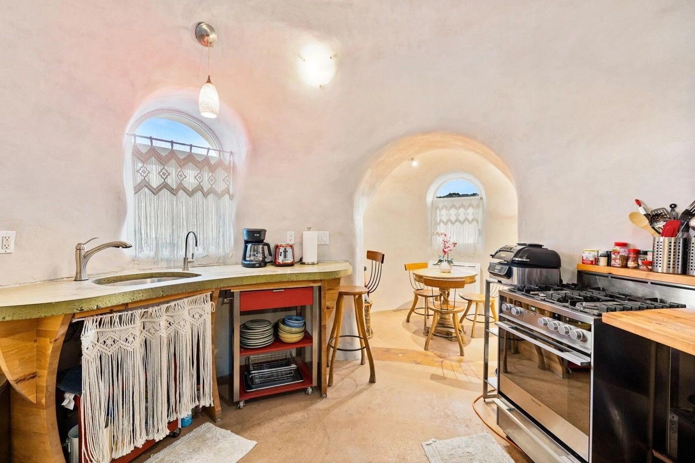 flintstone, bydlení, interiér, kámen, exteriér