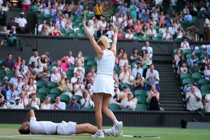 Kateřina Siniaková a Sem Verbeek, Wimbledon 2025
