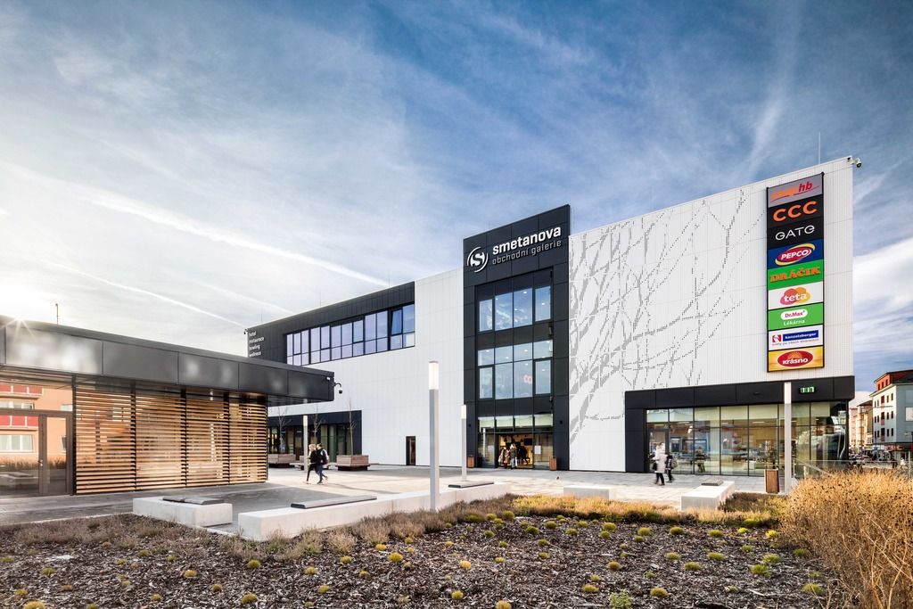 Smetanova obchodní galerie Vsetín nominace stavba roku