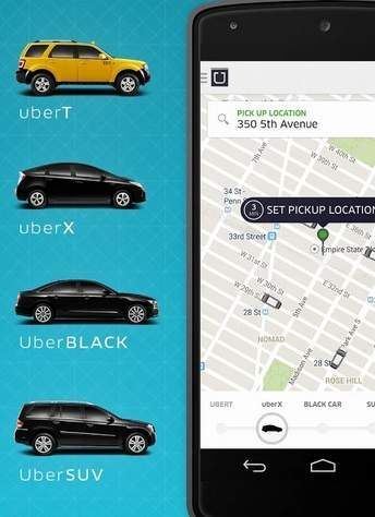 Aplikace Uber