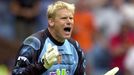 Dánský brankář Peter Schmeichel