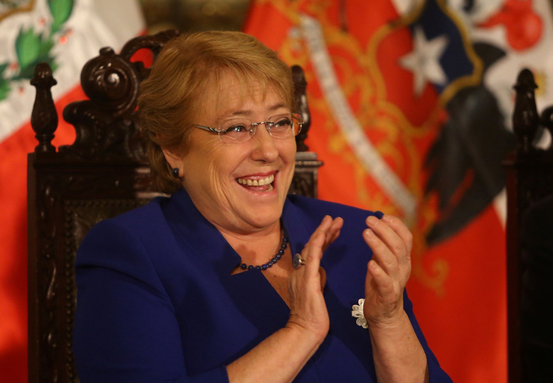 Chilská prezidentka Michelle Bacheletová