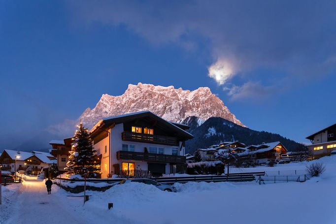 Zugspitz Arena, Ehrwald, Lermoos. Rakousko