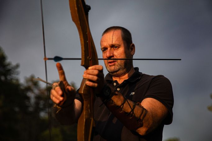 Lukostřelba v podání střelců na lukostřelnici Litohlavy.