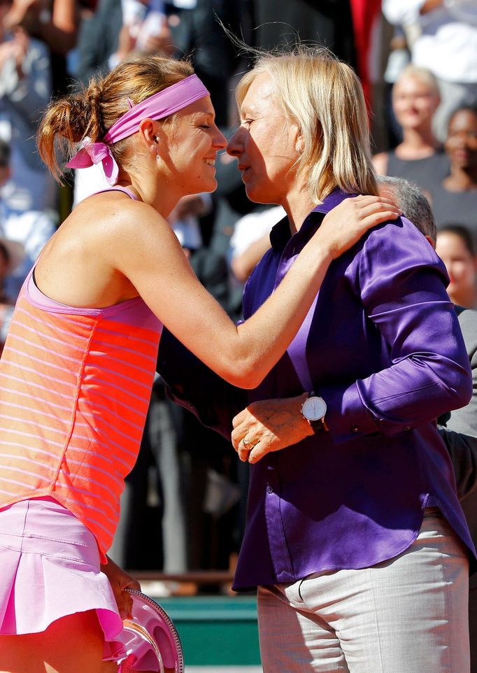 French Open 2015: Lucie Šafářová a Martina Navrátilová po finále