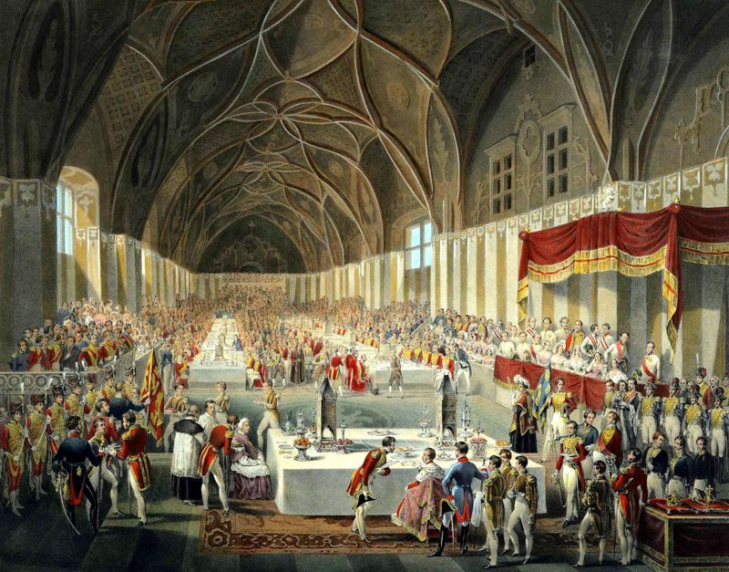 Výstava korunovačních klenotů ve Vladislavském sále