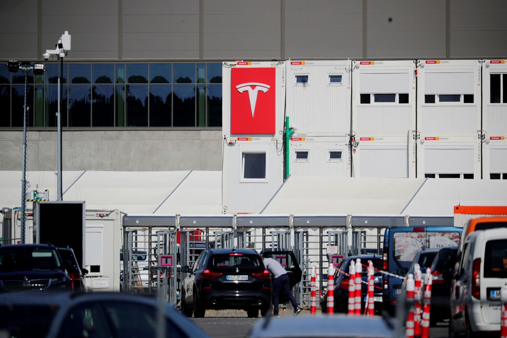 Tesla Gigafactory Berlín otevření veřejnosti 8. října 2021