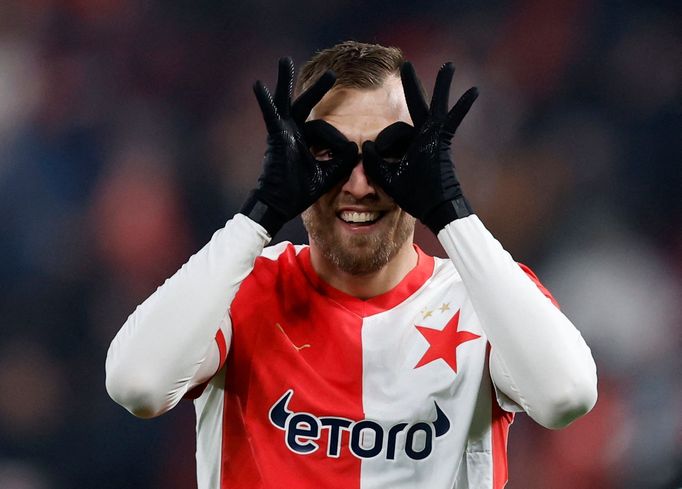 Tomáš Chorý slaví první gól do sítě Malmö