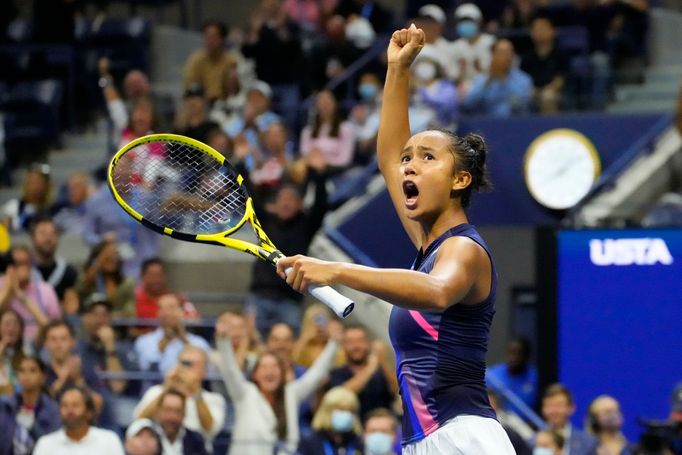 Leylah Fernandezová v semifinále US Open