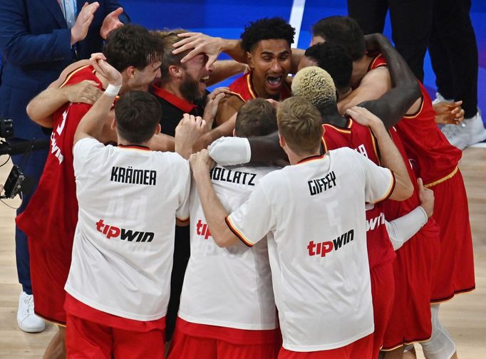 Němci slavi postup do finále na MS v basketbale 2023