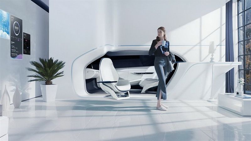 Hyundai Smart House - uvnitř obýváku