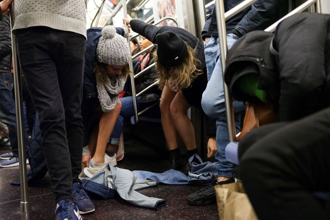 No Pants Subway Ride