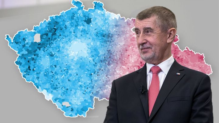 Kde je bída, tam je Babišovo. Proměny povolební krajiny v pěti výmluvných mapách