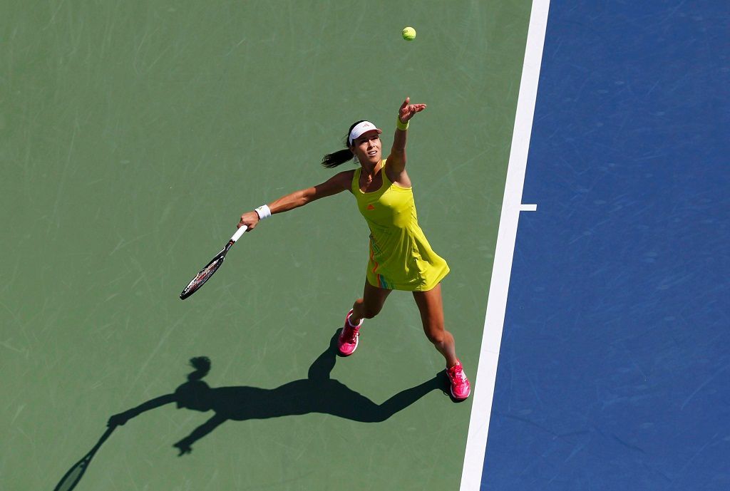 Srbská tenistka Ana Ivanovičová na tenisovém US Open