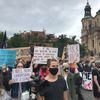 Protest v Praze proti rasismu a policejnímu násilí