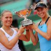 Lucie Hradecká a Andrea Hlaváčková, české tenistky a vítězky French Open 2011