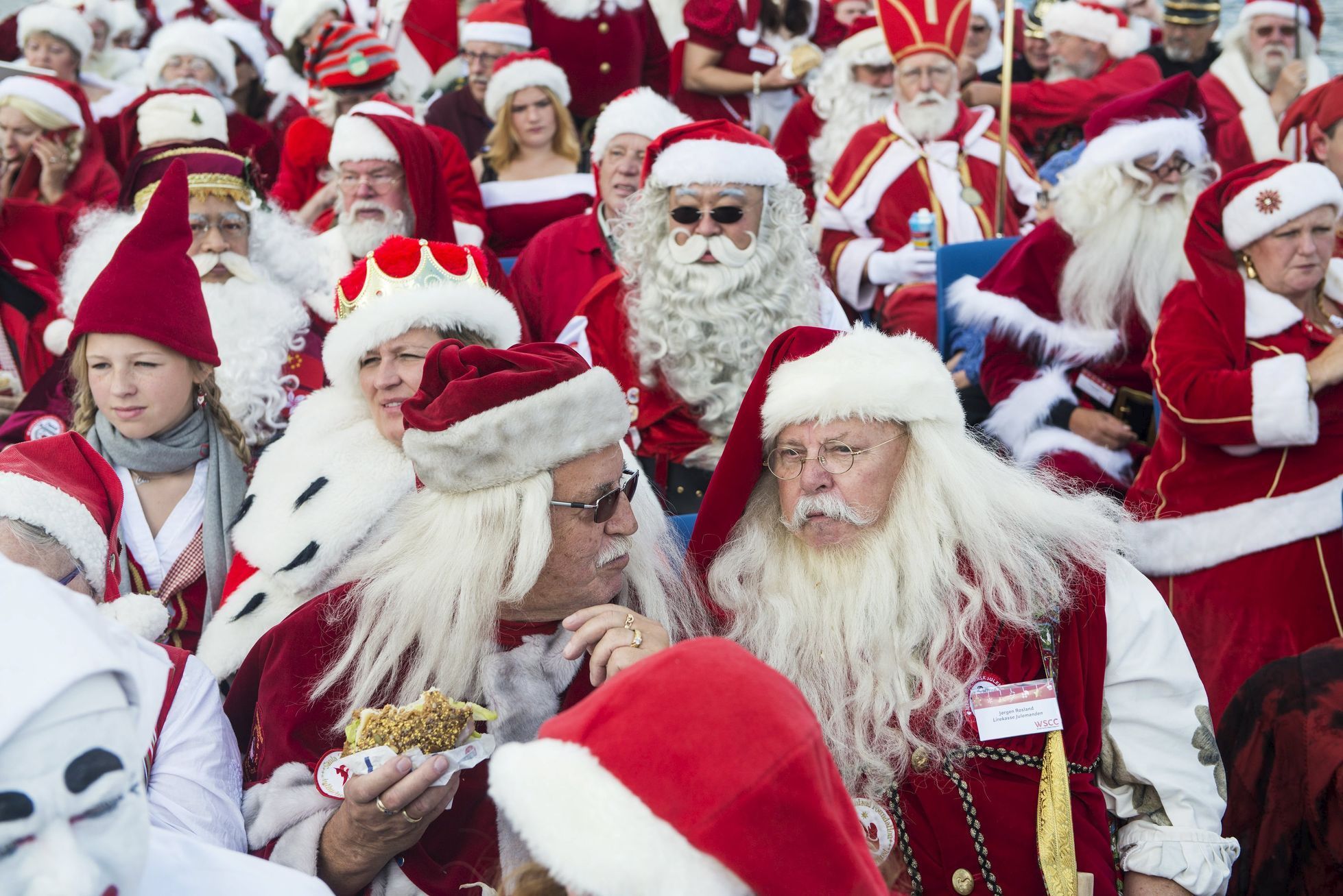 Světový konkres Santa Clausů 2015 v Copenhagenu