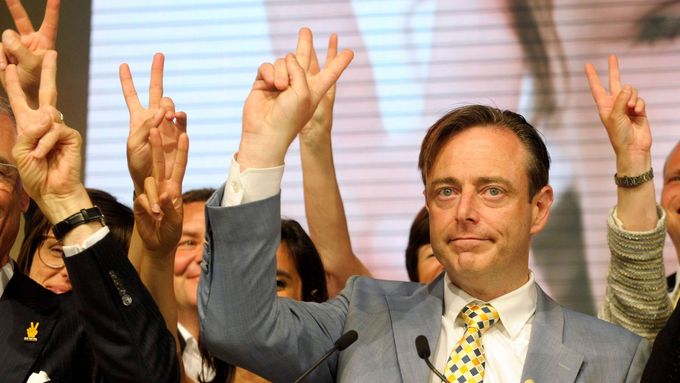 Bart De Wever, šéf Nové vlámské aliance (NV-A)