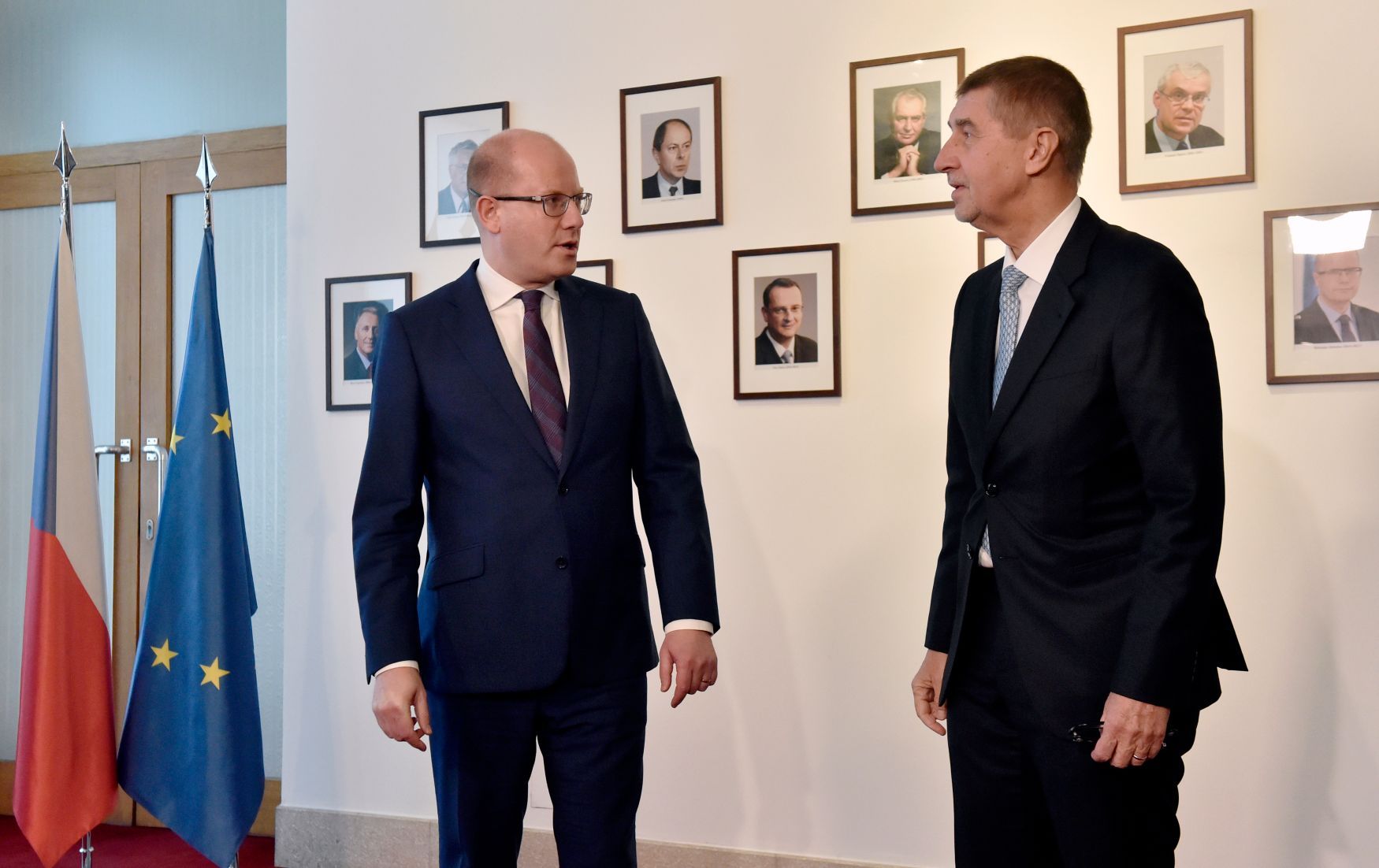 Bohuslav Sobotka a Andrej Babiš