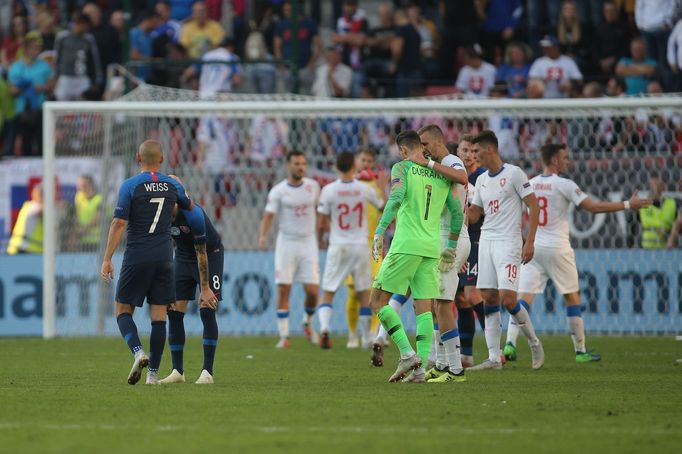 fotbal, Liga národů 2018/2019, Slovensko - Česko, konec zápasu